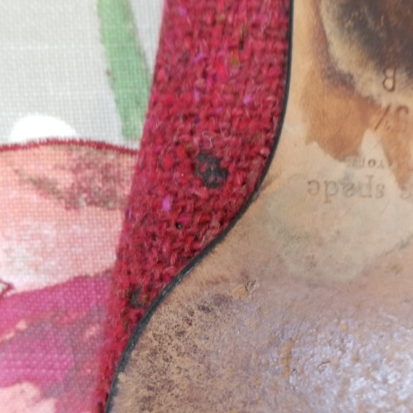 Kate Spade Raspberry Tweed Flats - Picture 6 of 7